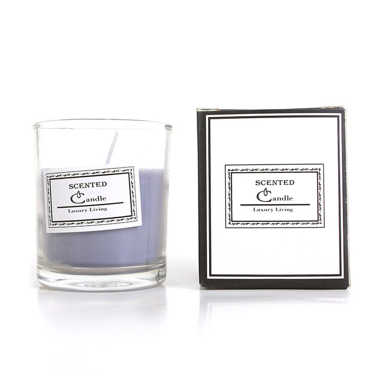 Aromatische Lavendelduftende Glaskerze in Geschenkbox