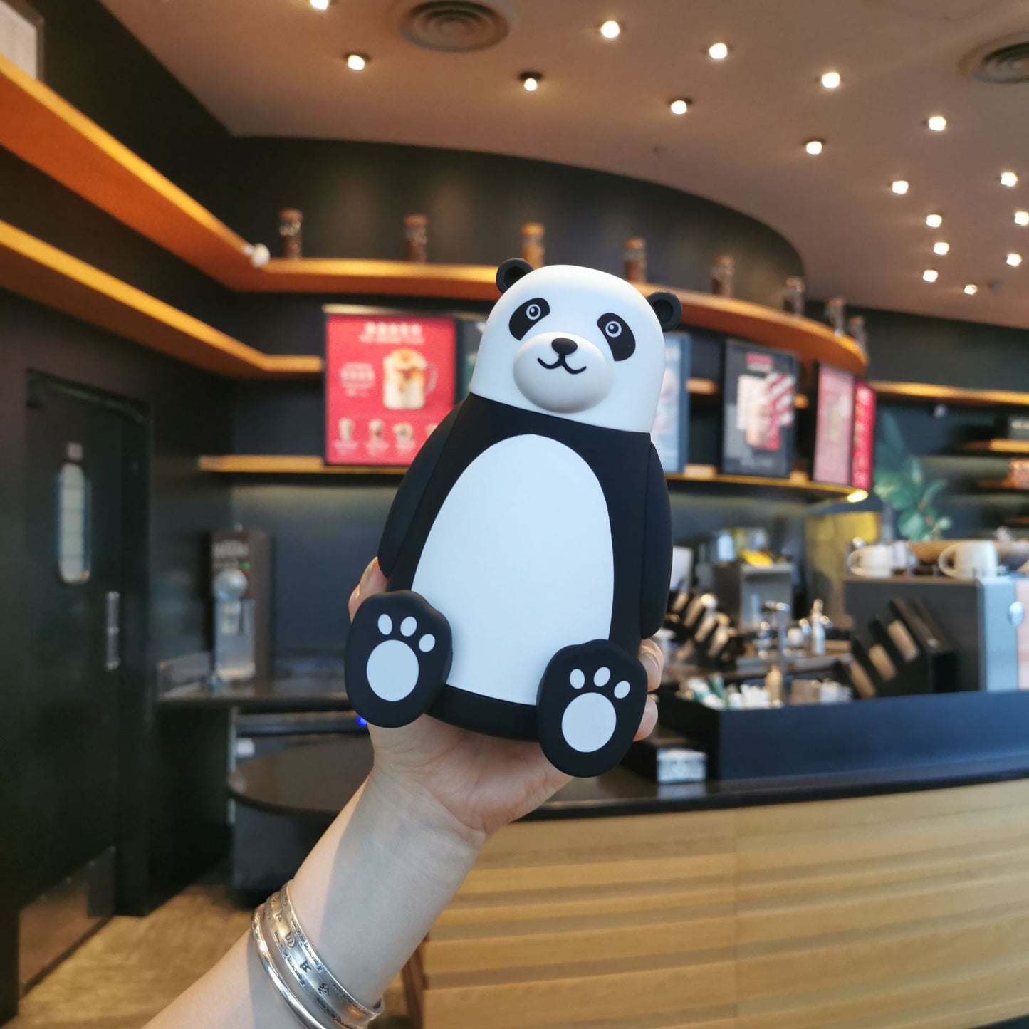 Damen kreative Trinkflasche im Panda-Design Karnz