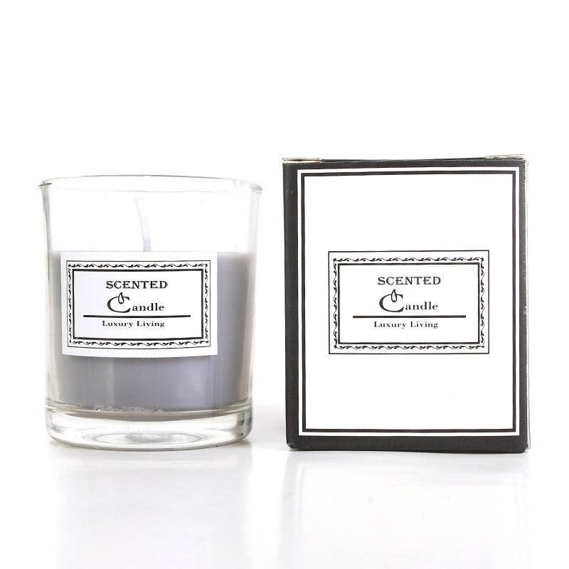 Aromatische Lavendelduftende Glaskerze in Geschenkbox