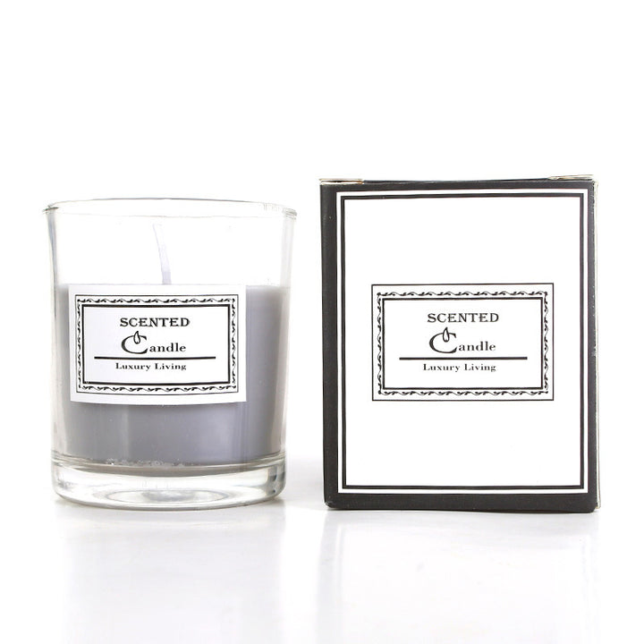 Aromatische Lavendelduftende Glaskerze in Geschenkbox