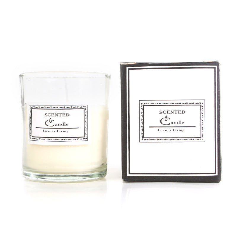 Aromatische Lavendelduftende Glaskerze in Geschenkbox