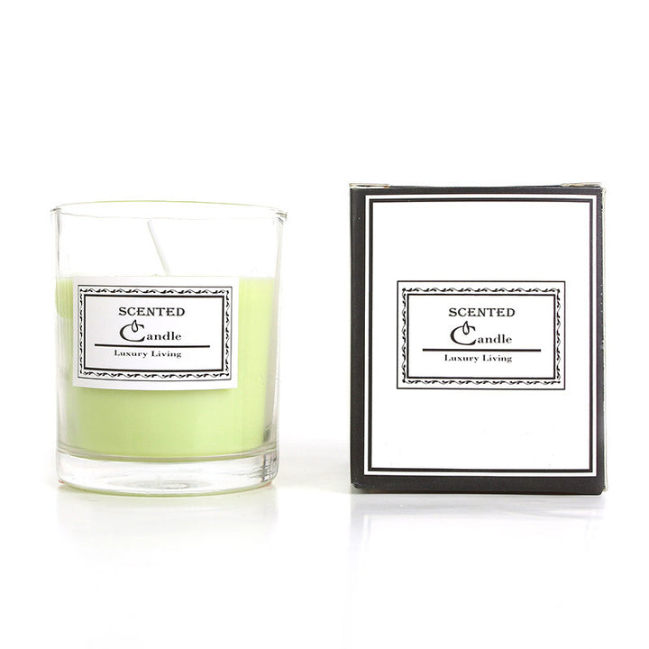 Aromatische Lavendelduftende Glaskerze in Geschenkbox