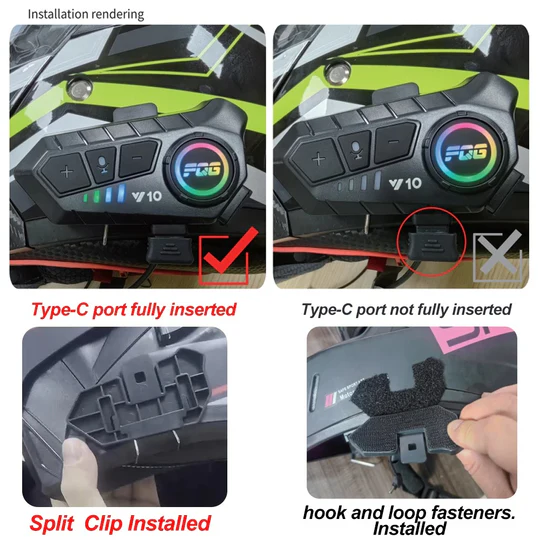 Bluetooth für Motorradhelm