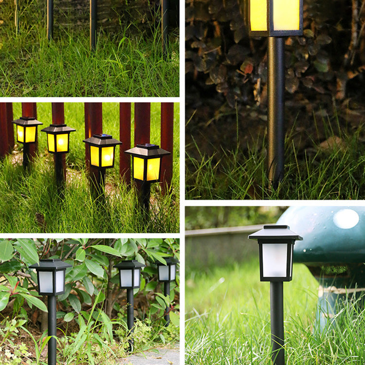 Modern Minimalist Wasserdicht Solar Quadrat ABS PVC LED Außen Landschaftslicht Für Garten | Karnz