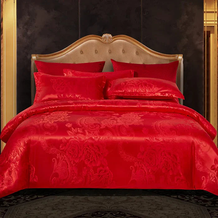 Luxus Satin Bettbezug Set - RoyalDream | Karnz