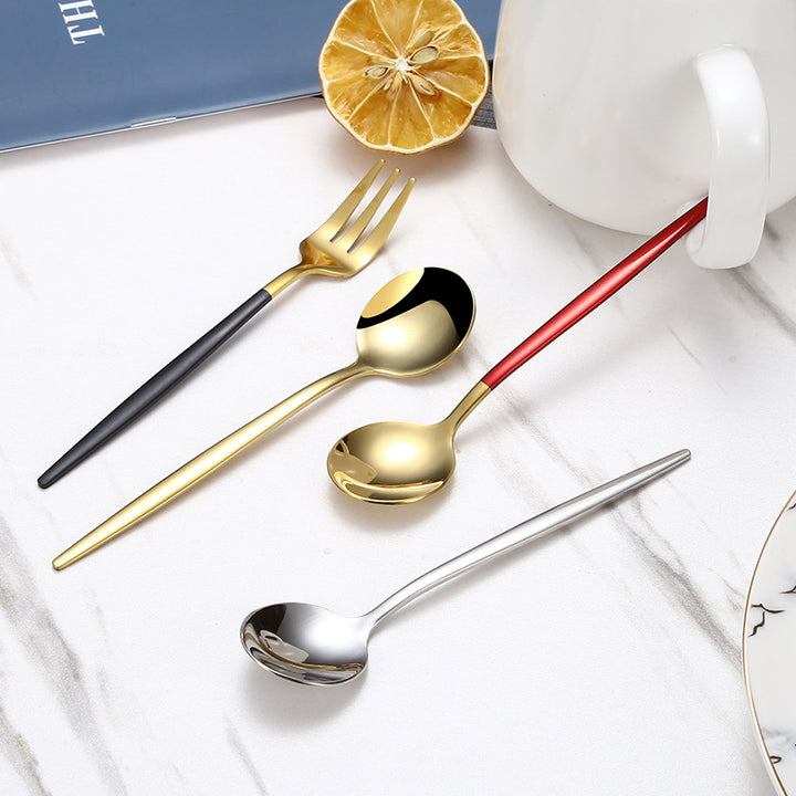 Elegante Spezielle Fingerfood-Gabel mit Rutschfester Griff-Beschichtung Karnz