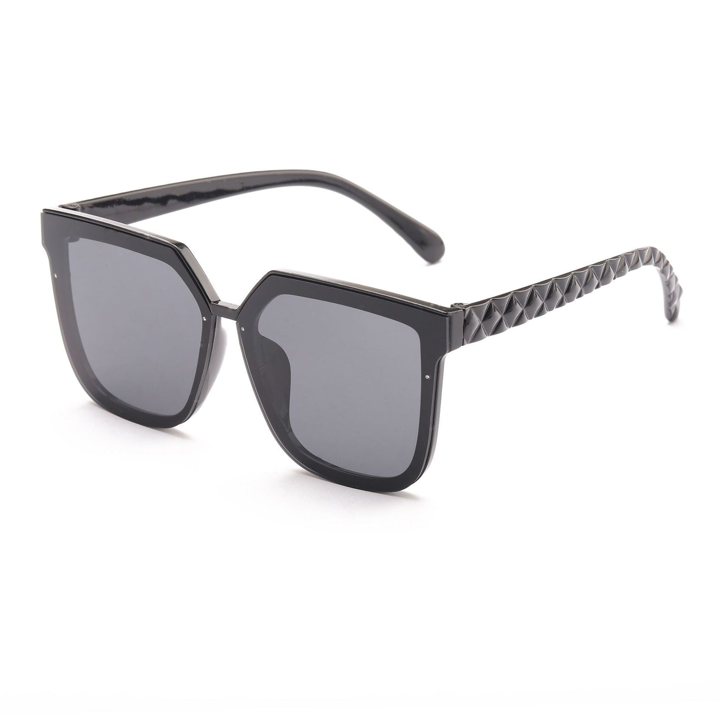 Damen modische Sonnenbrille mit innovativem polygonalen Design Karnz