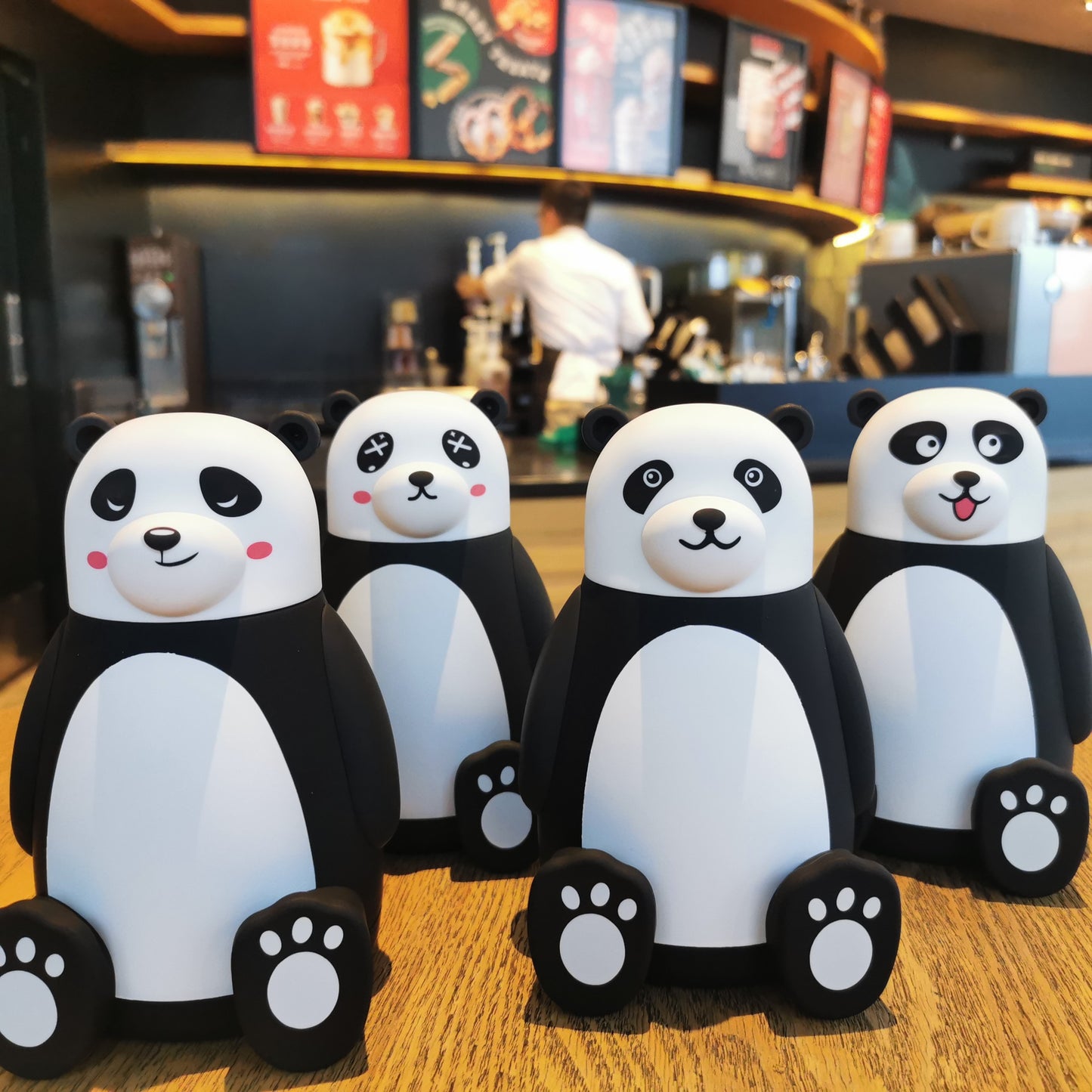 Damen kreative Trinkflasche im Panda-Design Karnz