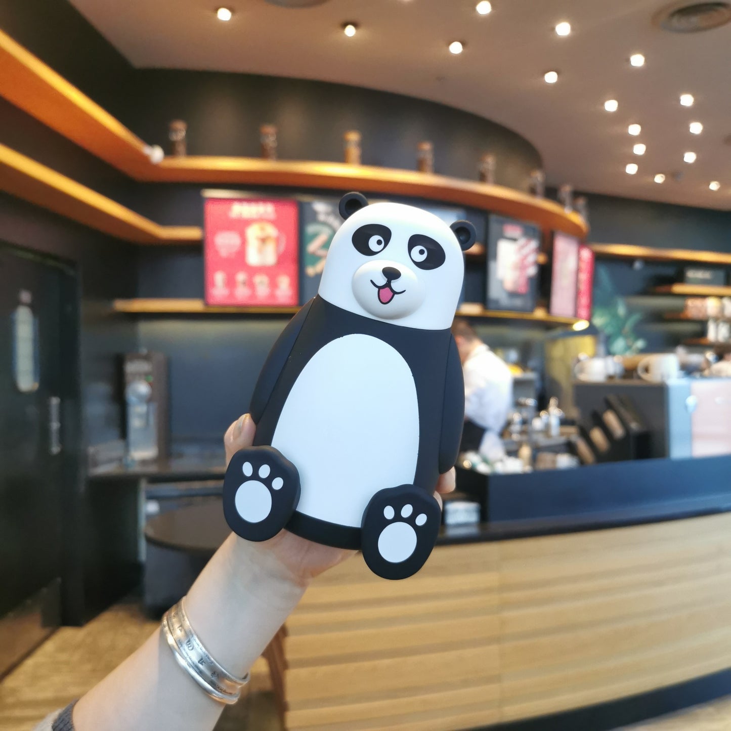 Damen kreative Trinkflasche im Panda-Design Karnz