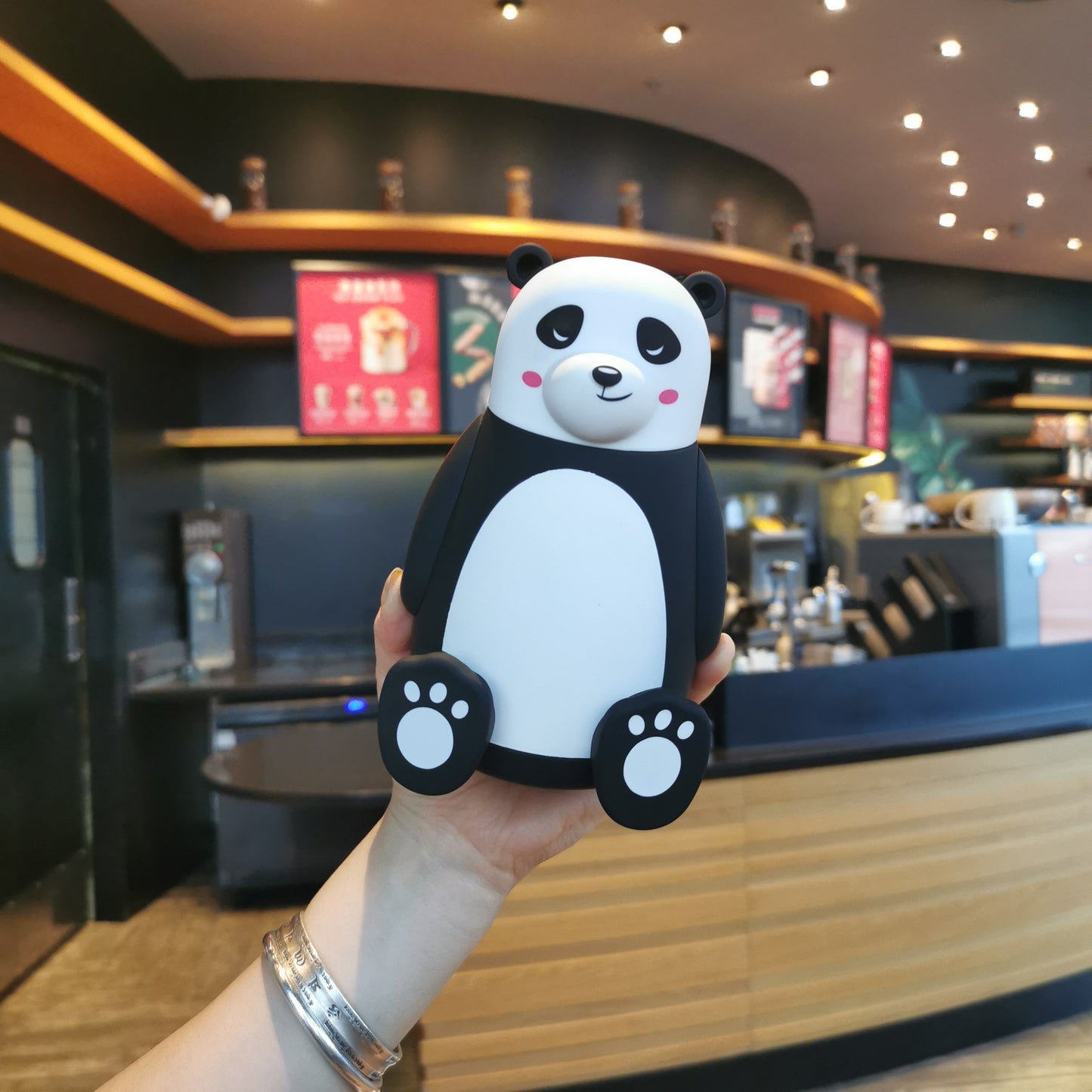 Damen kreative Trinkflasche im Panda-Design Karnz