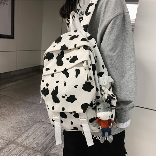 Fun Kuh-Muster Rucksack Karnz