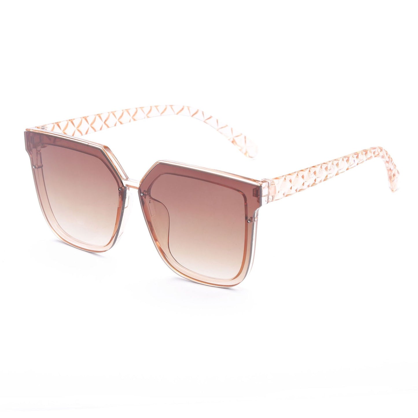 Damen modische Sonnenbrille mit innovativem polygonalen Design Karnz