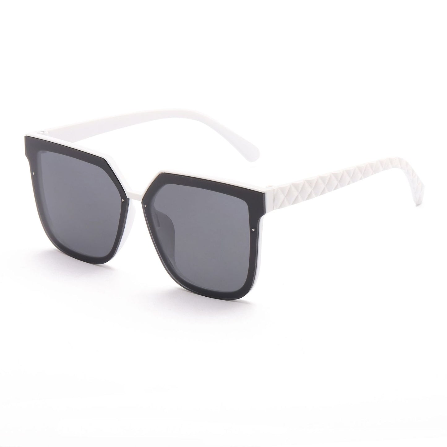 Damen modische Sonnenbrille mit innovativem polygonalen Design Karnz
