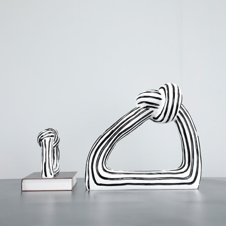 Künstlerische Keramische Knoten Skulptur