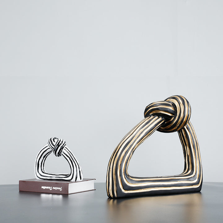 Künstlerische Keramische Knoten Skulptur