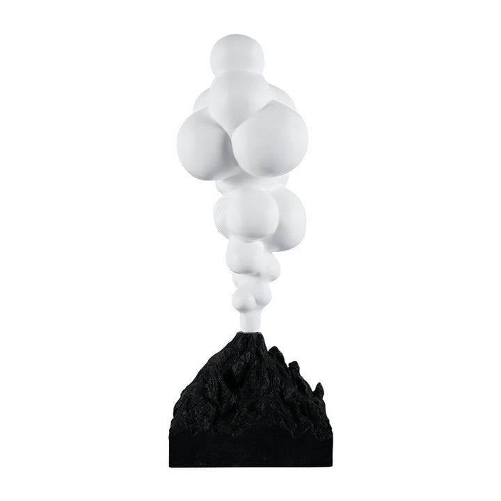 Kreative Vulkanausbruch Skulptur