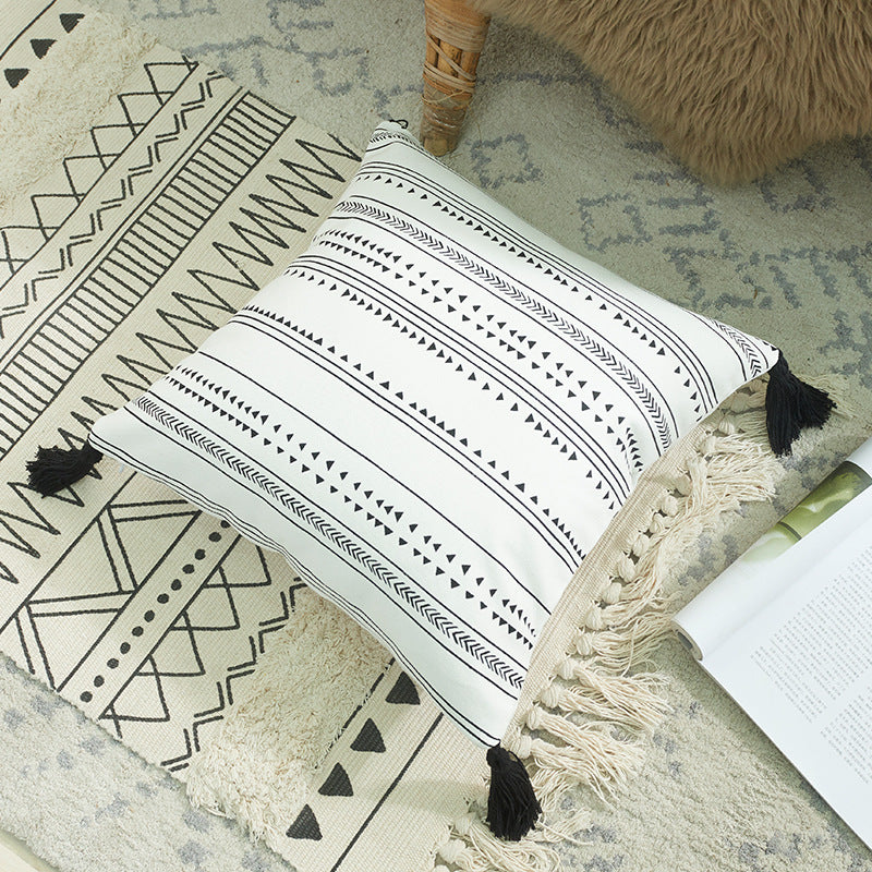 Bohemian geometrisches Dekokissen
