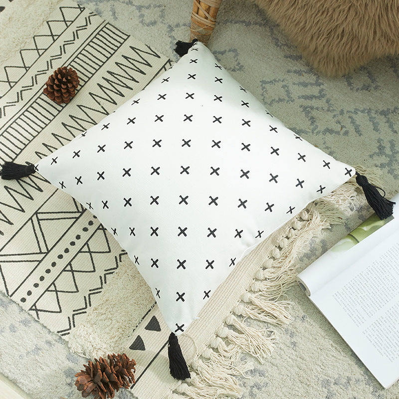 Bohemian geometrisches Dekokissen
