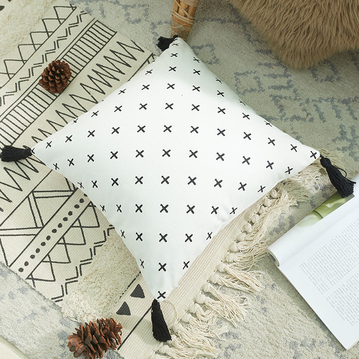 Bohemian geometrisches Dekokissen