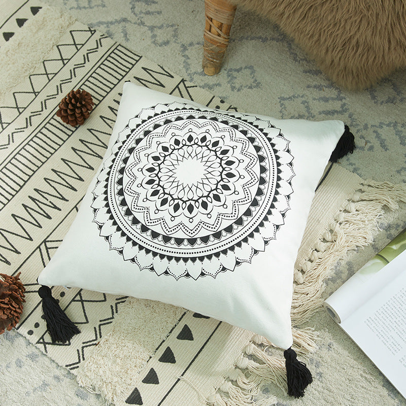 Bohemian geometrisches Dekokissen