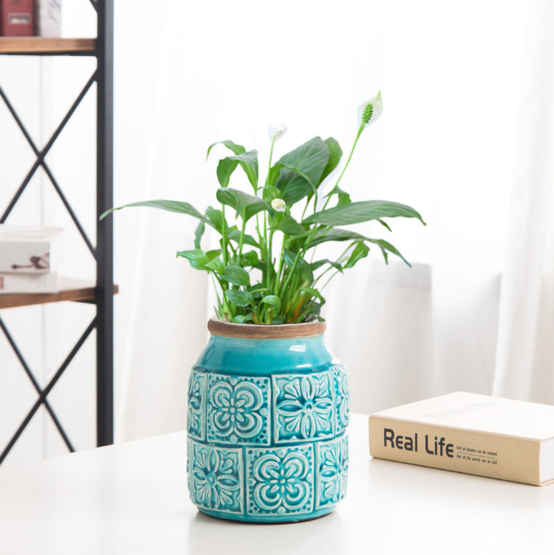 Dekorativer Blumentopf Karnz