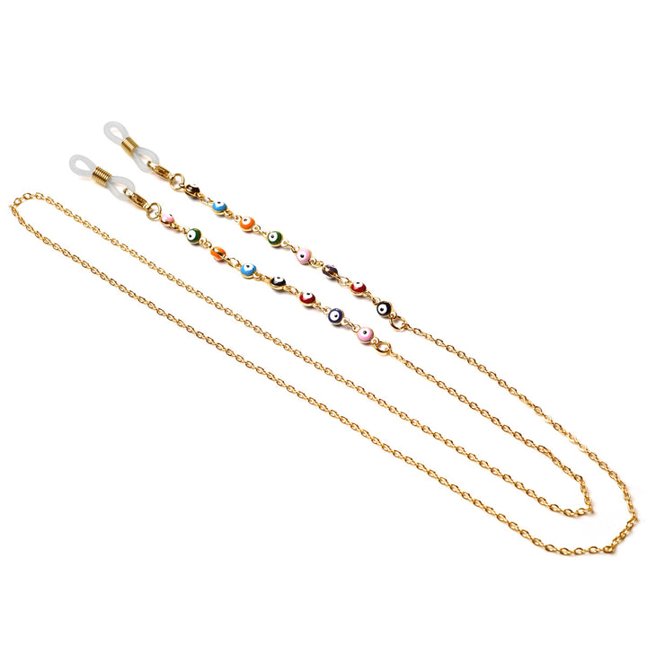 Bunte Charm Brille Kette Karnz