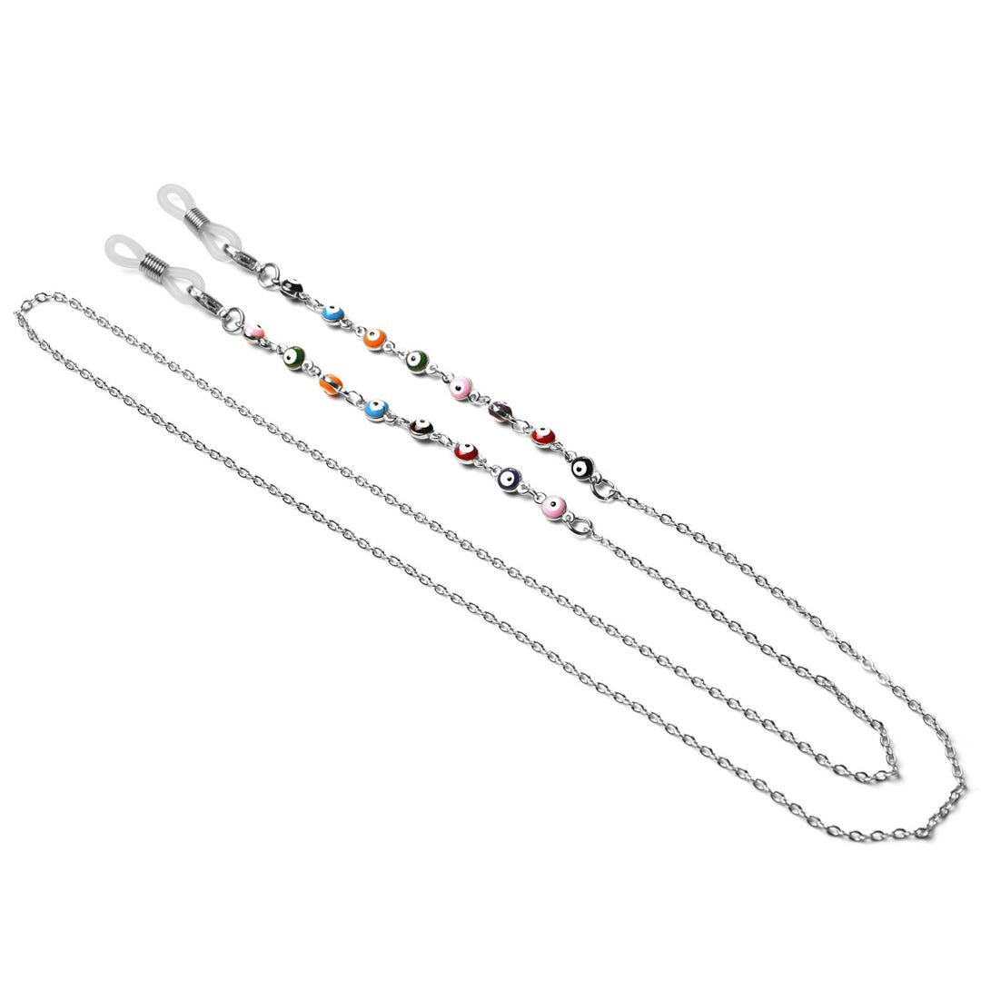 Bunte Charm Brille Kette Karnz