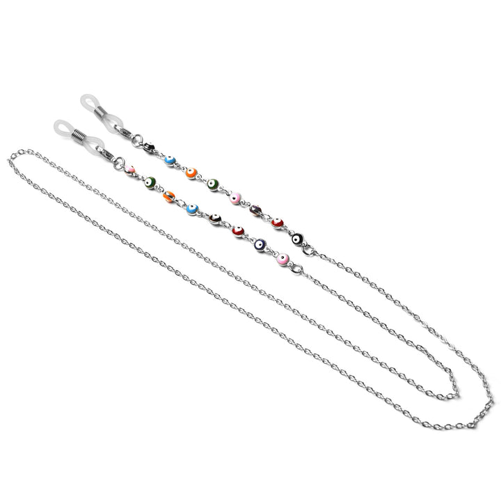 Bunte Charm Brille Kette Karnz