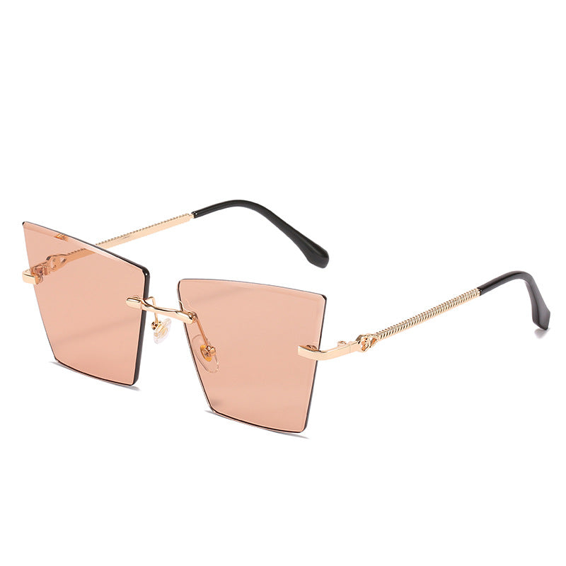 Quadratische Rahmen Farbverlauf Sonnenbrille Karnz