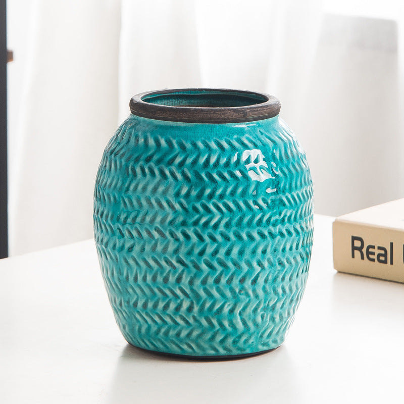 Dekorative Keramikvase Karnz
