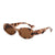 Damen modische Sonnenbrille mit einzigartigem Schildpatt-Muster Karnz