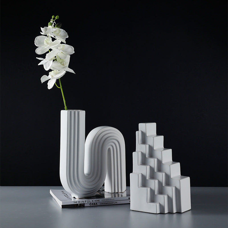 Dekorative geometrische Vase