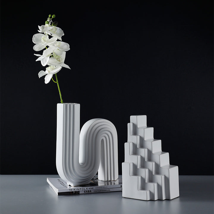 Dekorative geometrische Vase