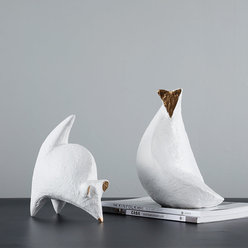 Dekorative moderne abstrakte Skulptur