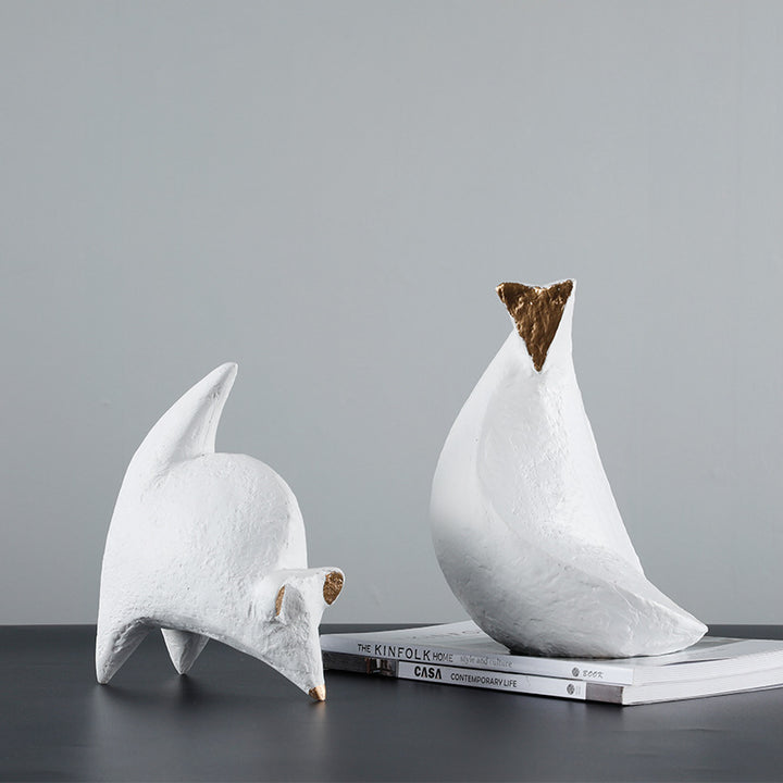 Dekorative moderne abstrakte Skulptur