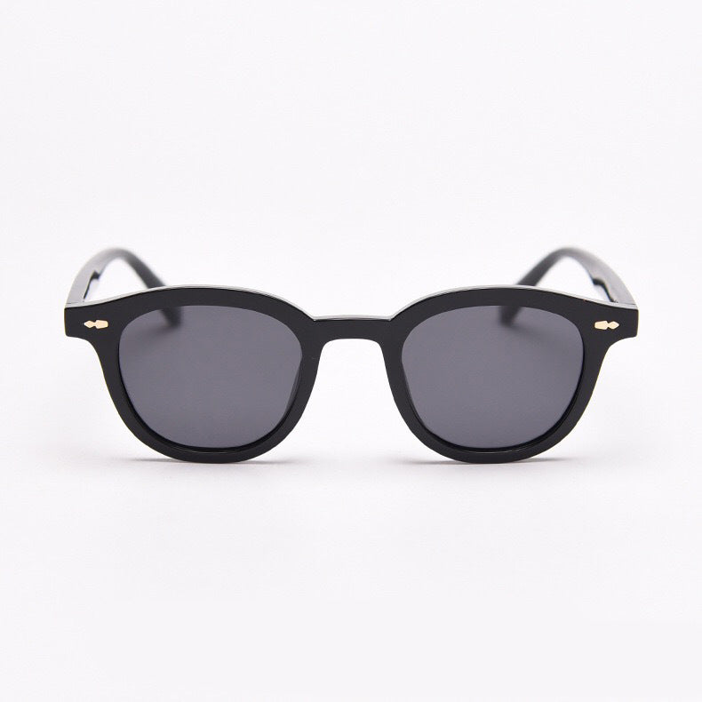 Modische Sonnenbrille mit Runden Gläsern und Stylischem Rahmen Karnz