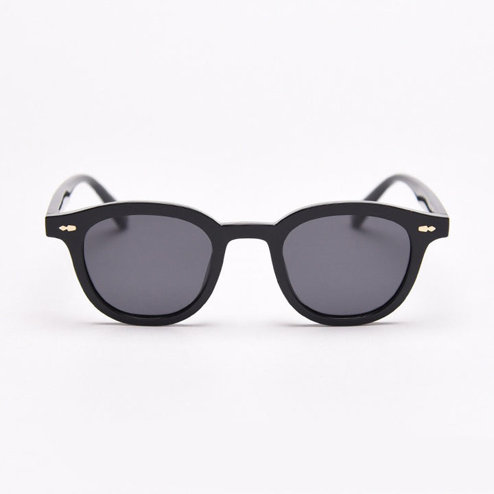 Modische Sonnenbrille mit Runden Gläsern und Stylischem Rahmen Karnz