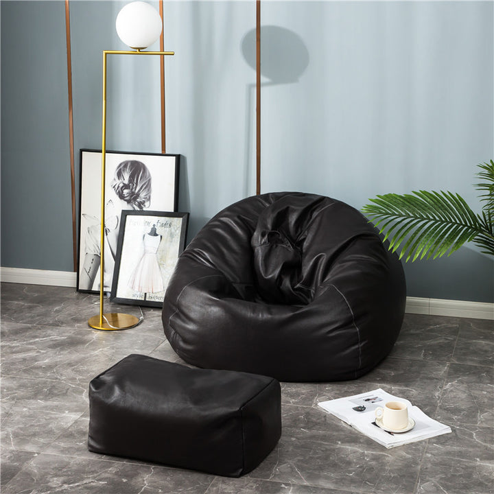Großformatiger Sitzsack-Lounge-Sessel aus wasserabweisendem Canvas mit formstabilem Schaumfüllkern