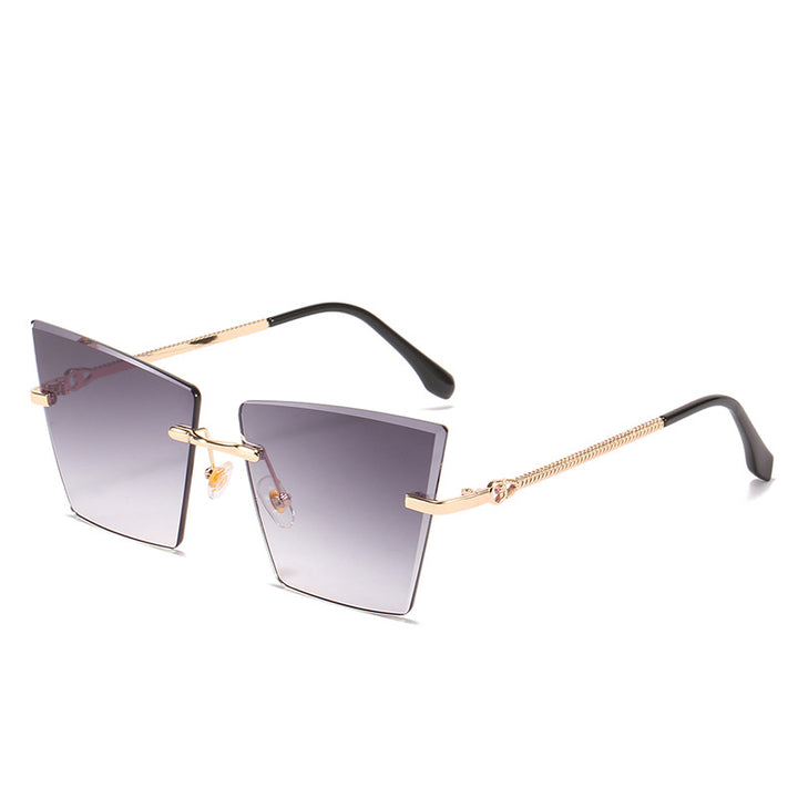 Quadratische Rahmen Farbverlauf Sonnenbrille Karnz
