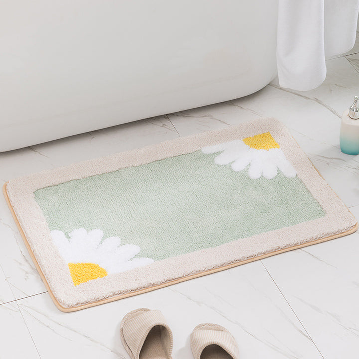 Dekorative Florale Badmatte