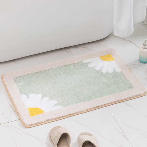 Dekorative Florale Badmatte