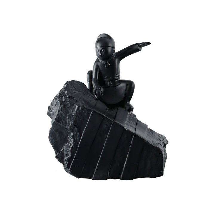 Moderne Künstlerische Kinderfigur Skulptur