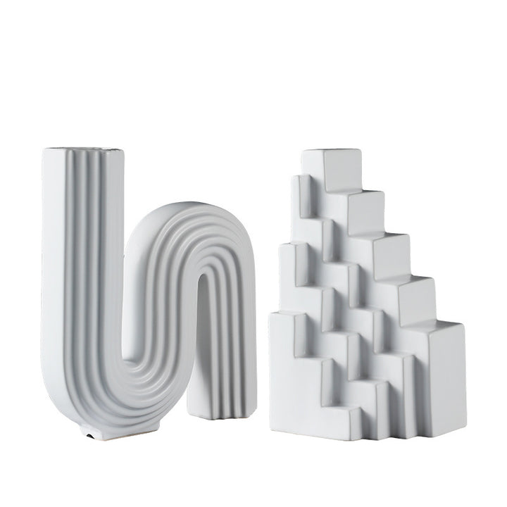 Dekorative geometrische Vase