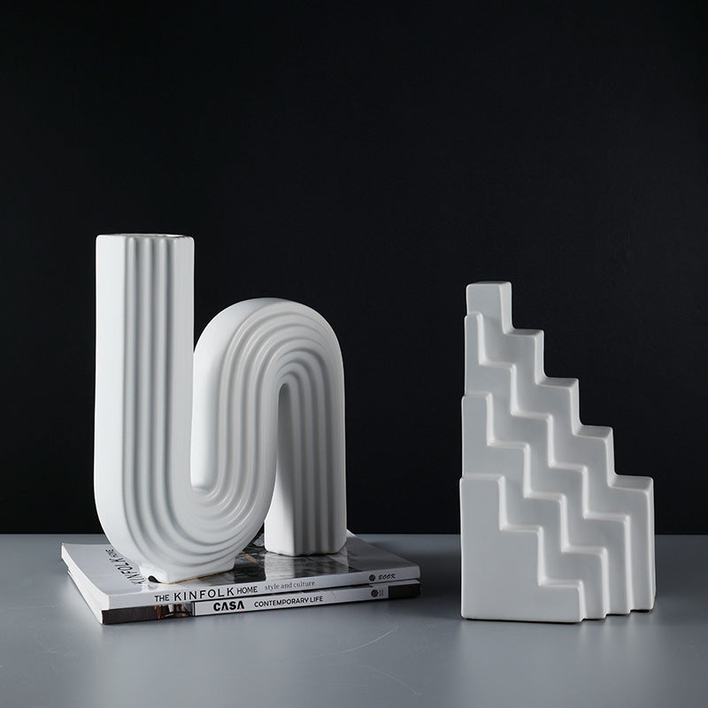 Dekorative geometrische Vase
