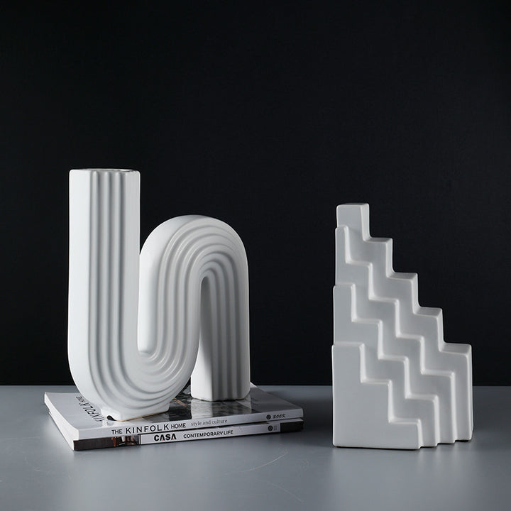 Dekorative geometrische Vase