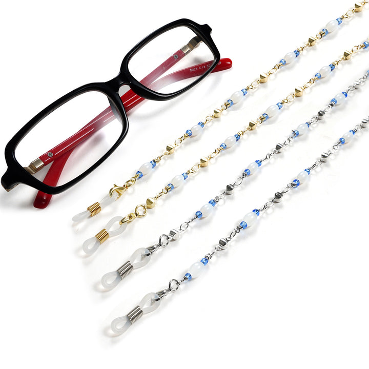 Chic Perlen Brillen Kette Karnz