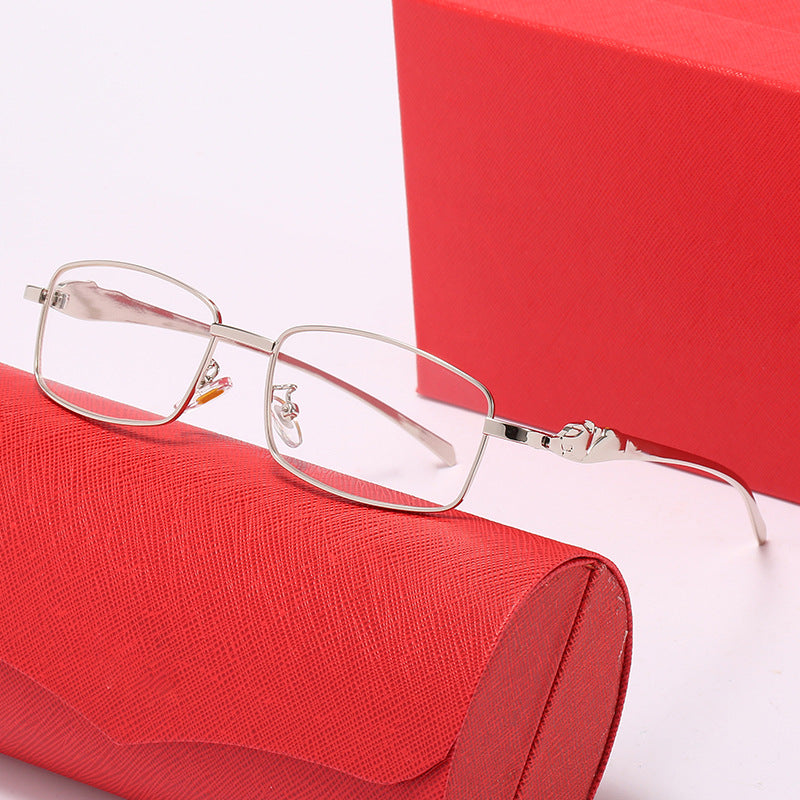 Damen elegante Korrektionsbrille im modernen Design mit hochwertigem Metallrahmen Karnz