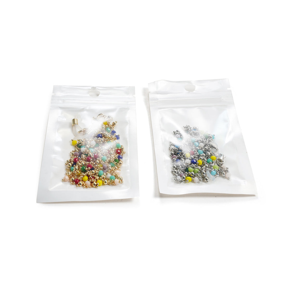 Bunte Perlen Brillenhalter Kette Karnz