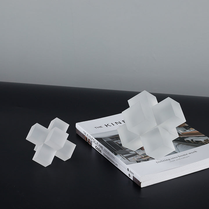 Geometrisches dekoratives skulpturales Mittelstück