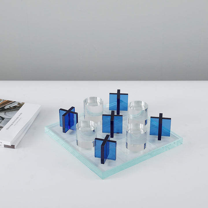 Dekoratives Acryl Tic Tac Toe Spiel